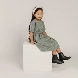 NWT! Rylee + Cru Kat T-Shirt Dress Woods in Indigo Size 12-18M